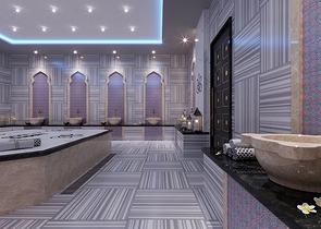 A new complex under construction in the Mahmutlar area