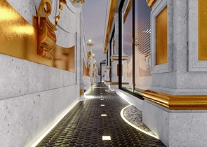 A new complex under construction in the Mahmutlar area