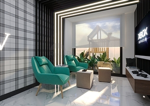 A new complex under construction in the Mahmutlar area