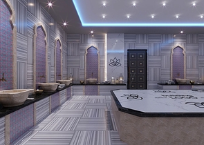 A new complex under construction in the Mahmutlar area