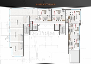 A complex under construction in the Mahmutlar area