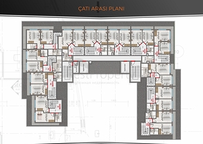 A complex under construction in the Mahmutlar area