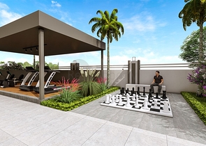 A complex under construction in the Mahmutlar area