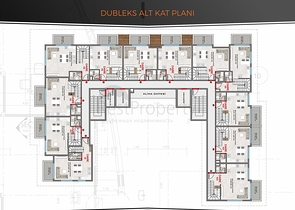 A complex under construction in the Mahmutlar area