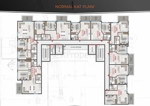 A complex under construction in the Mahmutlar area