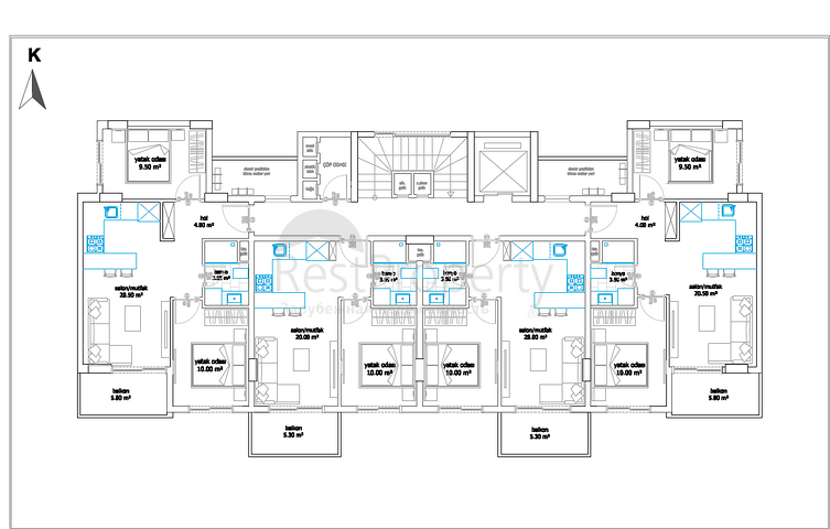 A new project on the famous Cleopatra beach