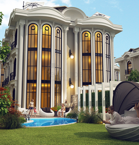 Exclusive villas with sea views 