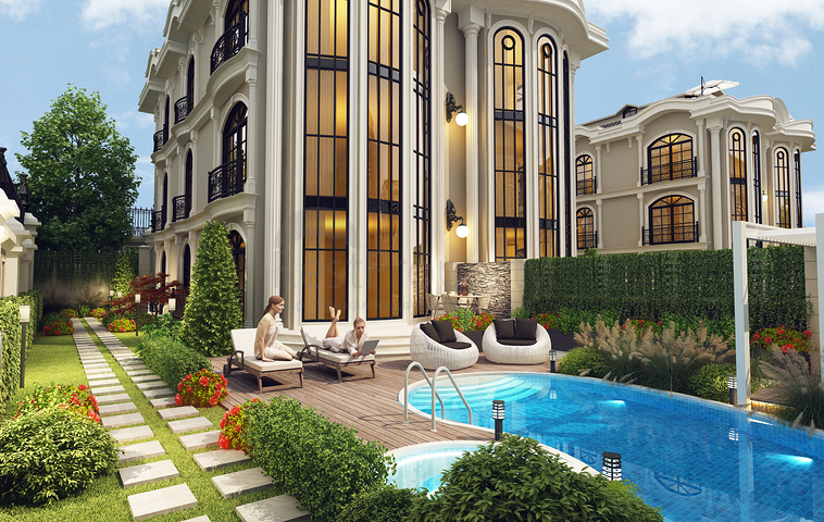 Exclusive villas with sea views 