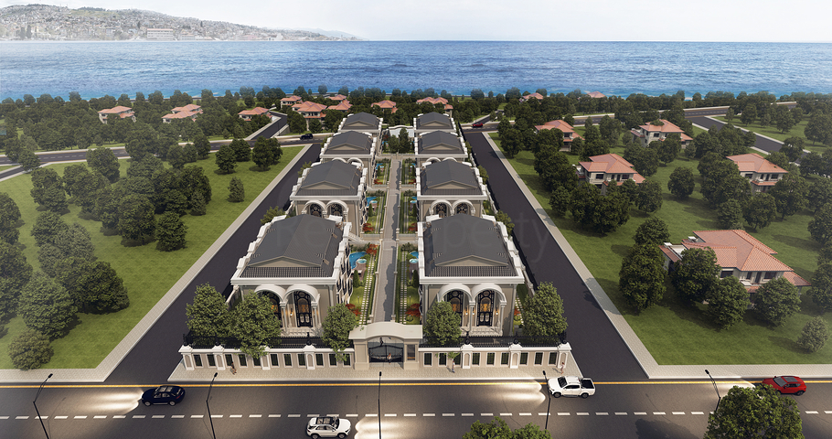Exclusive villas with sea views 