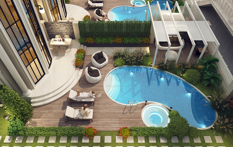 Exclusive villas with sea views 