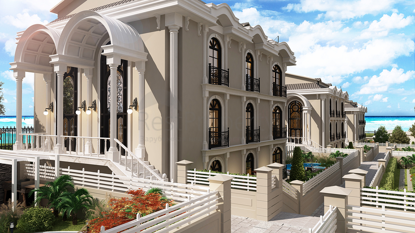 Exclusive villas with sea views 