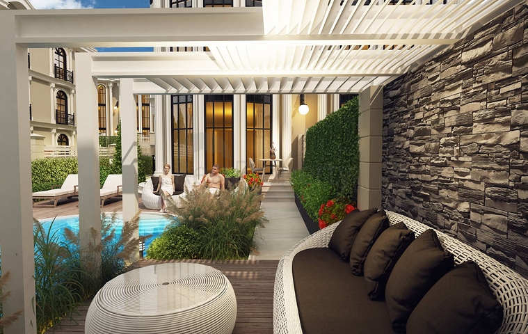 Exclusive villas with sea views 