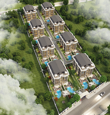 Exclusive villas with sea views 