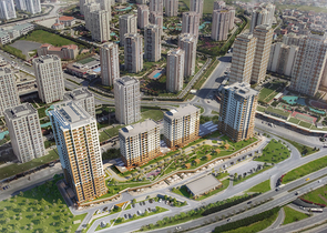 A complex in Istanbul with an ideal transport interchange