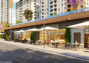 A complex in Istanbul with an ideal transport interchange