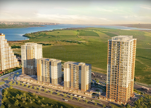 A complex in Istanbul with an ideal transport interchange