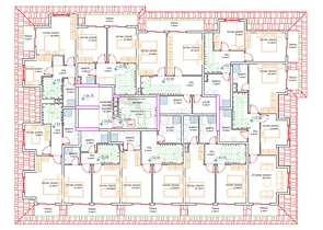 The complex is under construction in the center of Mahmutlar district