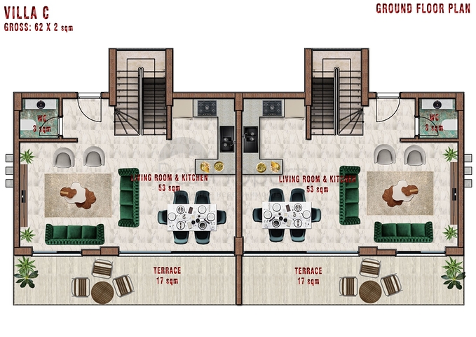 Luxury villas in the Center of Alanya