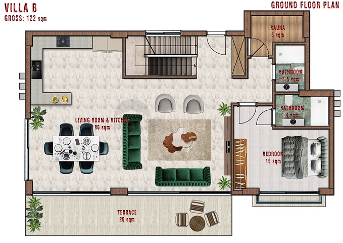 Luxury villas in the Center of Alanya