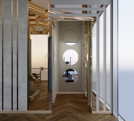 A new project under construction in Mahmutlar