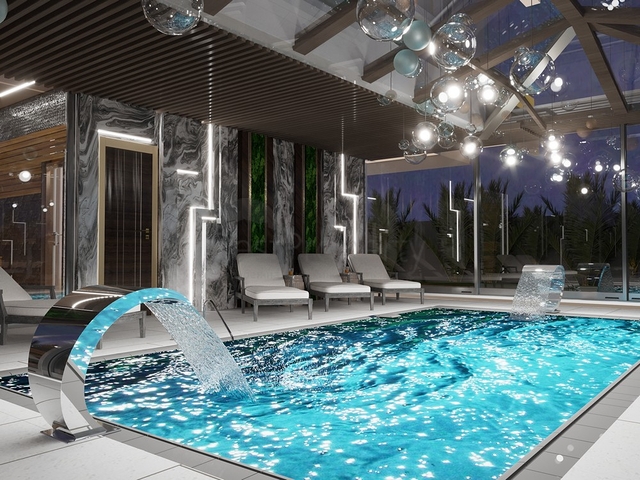 A new project under construction in Mahmutlar