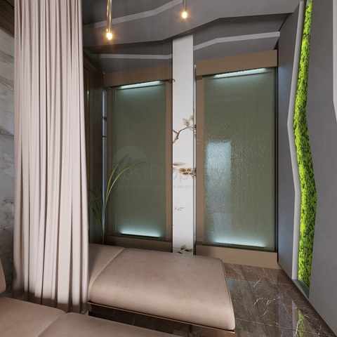 A new project under construction in Mahmutlar