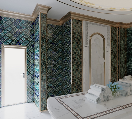 A new project under construction in Mahmutlar