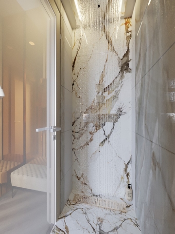 A new project under construction in Mahmutlar