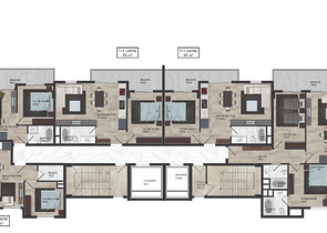 A new project under construction in Mahmutlar