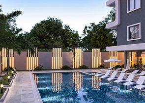 A new project under construction in Mahmutlar