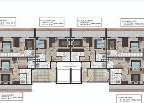 A new project under construction in Mahmutlar