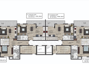 A new project under construction in Mahmutlar
