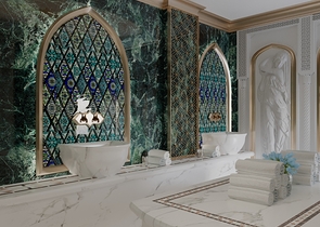 A new project under construction in Mahmutlar