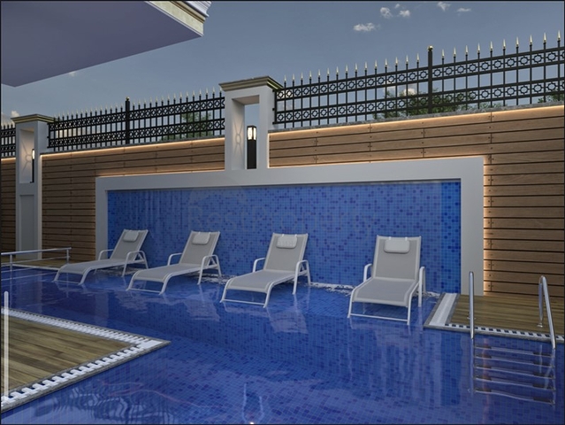 Boutique complex in Mahmutlar, 800 m from the sea 