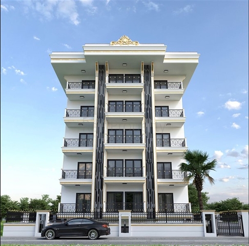 Boutique complex in Mahmutlar, 800 m from the sea 