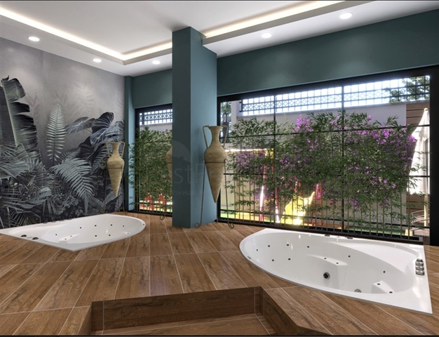 Boutique complex in Mahmutlar, 800 m from the sea 