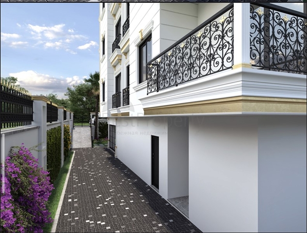 Boutique complex in Mahmutlar, 800 m from the sea 