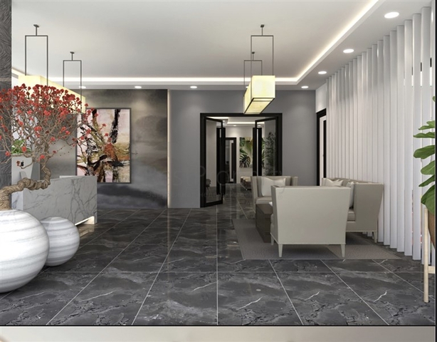 Boutique complex in Mahmutlar, 800 m from the sea 