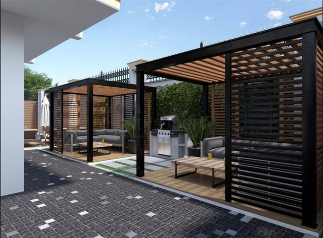 Boutique complex in Mahmutlar, 800 m from the sea 