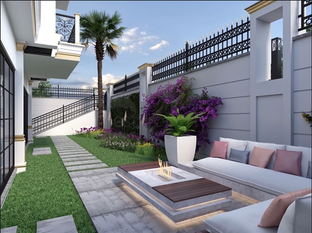 Boutique complex in Mahmutlar, 800 m from the sea 