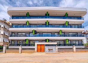 A new complex under construction in the Oba area