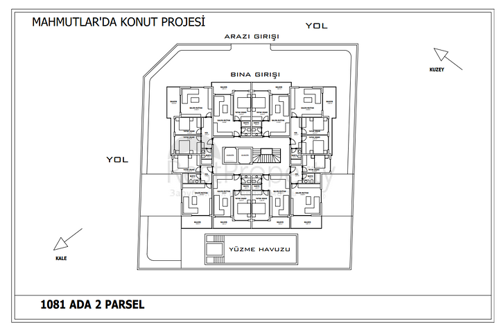 A new project in the Mahmutlar area