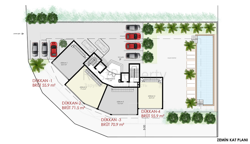 New investment project 100 m from the sea