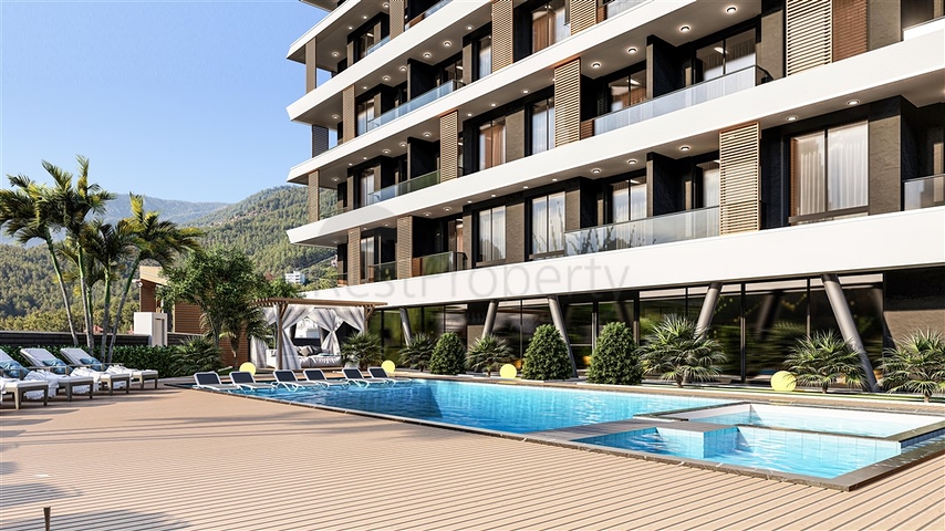Investment project apartments and penthouses in Demirtas district
