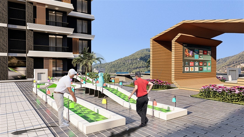 Investment project apartments and penthouses in Demirtas district