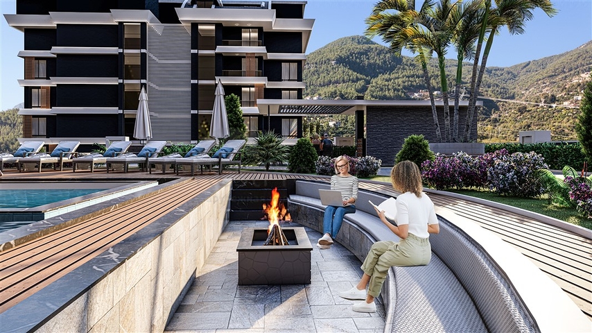 Investment project apartments and penthouses in Demirtas district