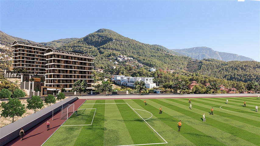 Investment project apartments and penthouses in Demirtas district