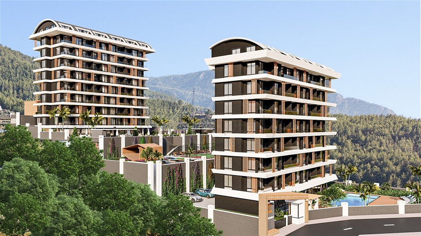 Investment project apartments and penthouses in Demirtas district