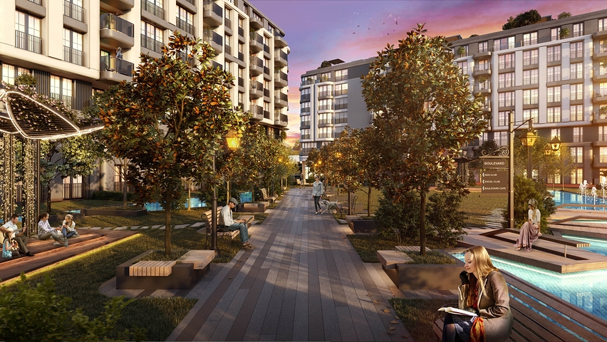 A new family concept project in the Kucukcekmeje area