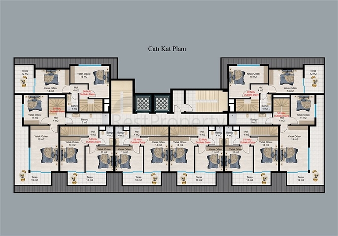 A new project in the Avsallar area, just 650 m from the sea